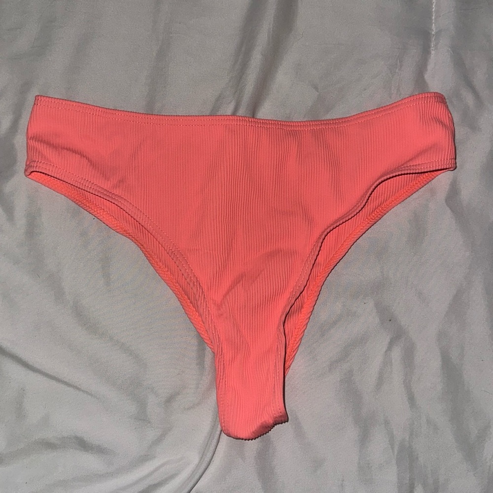 SHEIN bikini slightly cheeky pink bottoms
